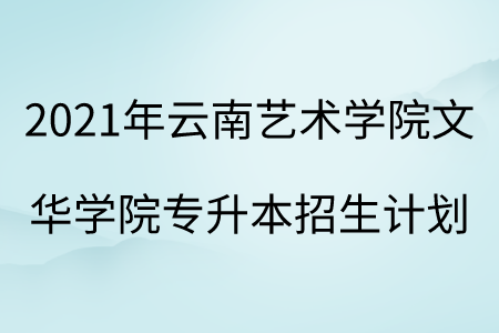 2021年云南藝術(shù)學(xué)院文華學(xué)院專升本招生計(jì)劃.png