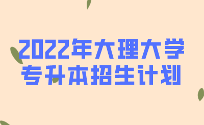 2022年大理大學(xué)專升本招生計(jì)劃.png