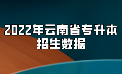 2022年云南省專升本招生數據.png