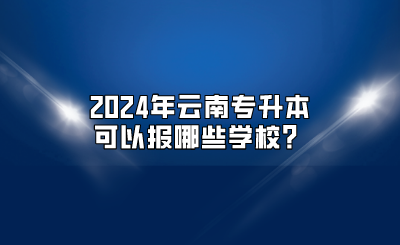 2024年云南專升本