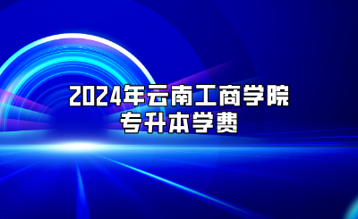 2024年云南工商學院專升本學費